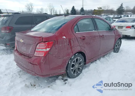 2017 Chevrolet Sonic Lt Auto z USA, uszkodzony, nr VIN 1G1JD5SH0H4155427